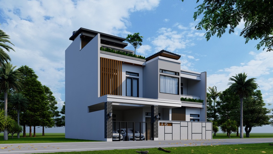 R1_EKS_BAPAK RICHARD_18102024_Tampak Atas_Tampak Prespektif 1