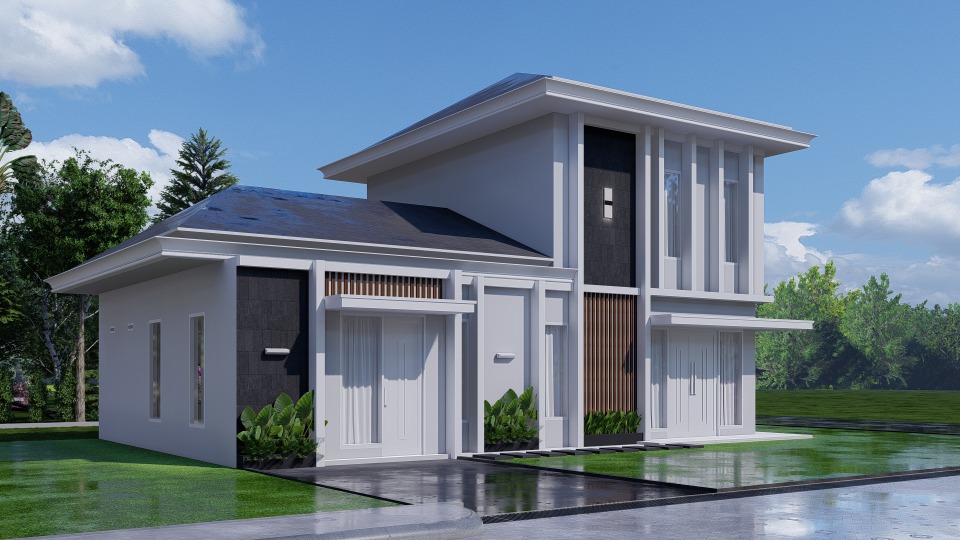 R4 EKS - RUMAH 2 LANTAI - KAK ARAFAFI -JEMBER - 09092024_TAMPAK PRESPEKTIF